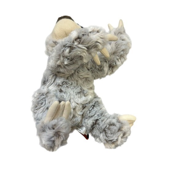 Adventure Planet Plush Sloth Toy 8" brown gray white - Picture 3 of 8